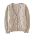 Ladies V Neck Cardgan - Plain Knitted Cardigan