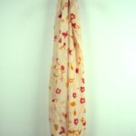 Handknitted & hand printed Scarves