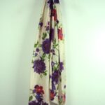 Handknitted & hand printed Scarves