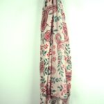 Handknitted & hand printed Scarves