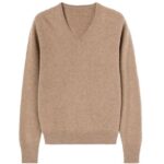 Mens V Neck Sweater - Plain Knit Sweater